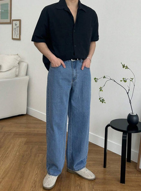 N 28249 Cargo straight jeans 工装直筒牛仔长裤跨境外贸代