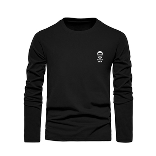 美式篮球德鲁大叔长袖纯棉T恤春秋季男款大码上衣欧文圆领打底衫