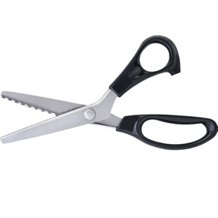 DIY布艺花齿剪刀手工裁缝剪缝纫diy三角波浪圆弧面料剪裁布花边剪