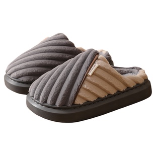 50超特大码49男士棉拖鞋男秋冬季家用室内家居保暖厚底EVA踩屎感