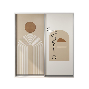 卧室推拉门贴纸玻璃衣柜门改造移门翻新衣橱自粘柜门贴不透底墙纸