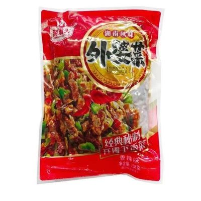 湘西外婆菜258g湖南特产农家下饭菜咸菜萝卜干榨菜预制菜腊肉袋装
