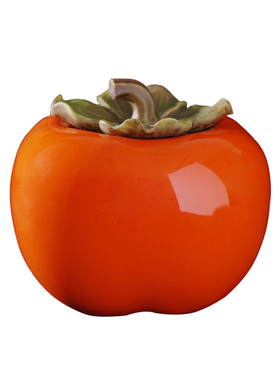 陶瓷装饰品摆件仿真柿子造型