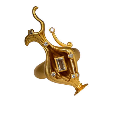 chillgoat原创设计《破罐子》闪闪亮精致高级感戒指戒圈指环女