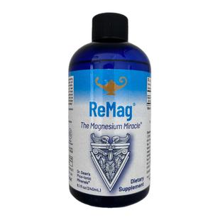 美国ReMag皮米镁补充剂高于圣库历孚克甘氨酸镁苏糖酸镁女士男士