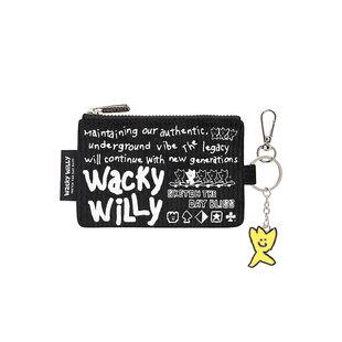 wackywilly包包挂件2025新款灯芯绒迷你收纳包钥匙扣书包小挂件