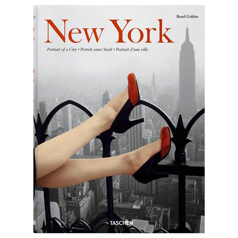 【现货】纽约 城市印象英文摄影人文景观进口原版外版书精装【Portrait of a City】New York  Reuel Golden TASCHEN