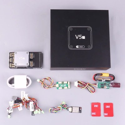 CUAV雷迅V5+飞控Pixhawk开源无人机商业PIX4固定翼航模飞机自驾仪