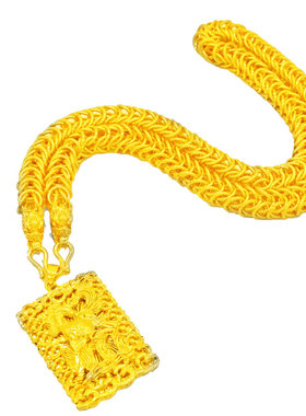 首饰项链正宗越南纯金不掉色粗