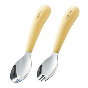 卡罗特儿童勺子叉子餐具套装便携餐具宝宝勺子收纳盒304不锈钢