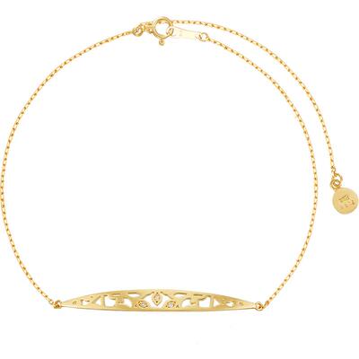 素金手链CIRCLE18K金小众款