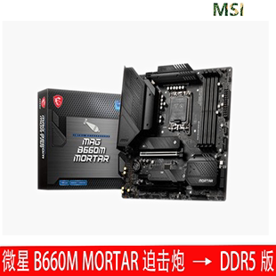 BOMBER爆破弹 X58微星H610M MORTAR迫击炮WIFI B660M other