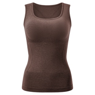 草本初色保暖背心女带胸垫2025新款秋冬打底衫吊带内搭香氛肌底衣