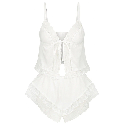 SoftRomance法式性感冰丝家居服