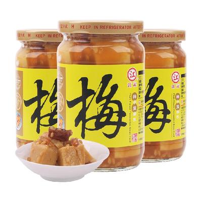 中国台湾江记梅子腐乳380g*3瓶