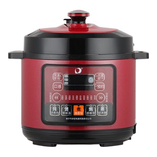 多丽5L双胆电压力锅智能快煮一锅多用微电脑式3-8人适用