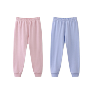 丽婴房2025新款男女童纯棉春秋5A抗菌家居长裤纯棉保暖舒适裤子