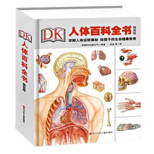 精装升级版DK人体百科全书海量图片揭秘我们的身体骨骼结构图解以文字为孩子探索认识人体科普打开兴趣四五年级课外书读绘本