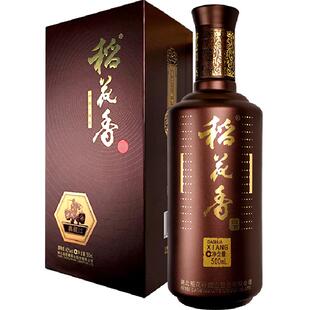 稻花香42度典藏12年浓香型白酒500ml*1瓶装年货送礼口粮酒水礼盒