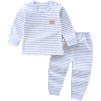 打底纯棉低领婴儿内衣套装