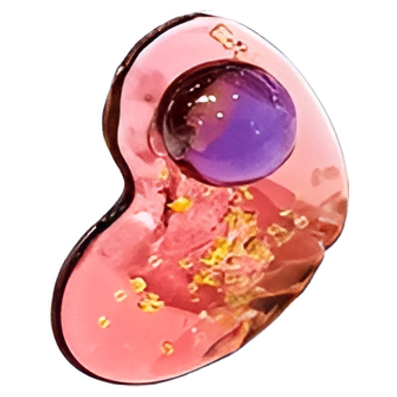 CANDYDOMO手工创意爱心戒指糖高颜值水果味糖果趣味童心礼物零食