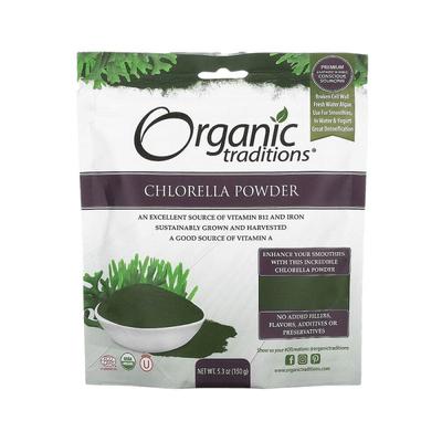 香港直发Organic Traditions小球藻粉温和细腻易吸收150g