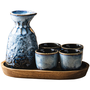 可定制logo陶瓷清酒酒具套装烧酒白酒杯黄酒烈酒小酒盅分酒器日式