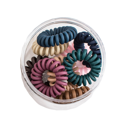 小号电话线发圈磨砂细款头绳