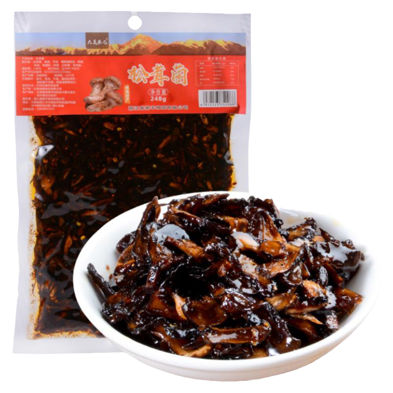大美東巴雞縱菌油雞縱菌松茸菌牛肝菌云南即食云南麗江特產(chǎn)744g
