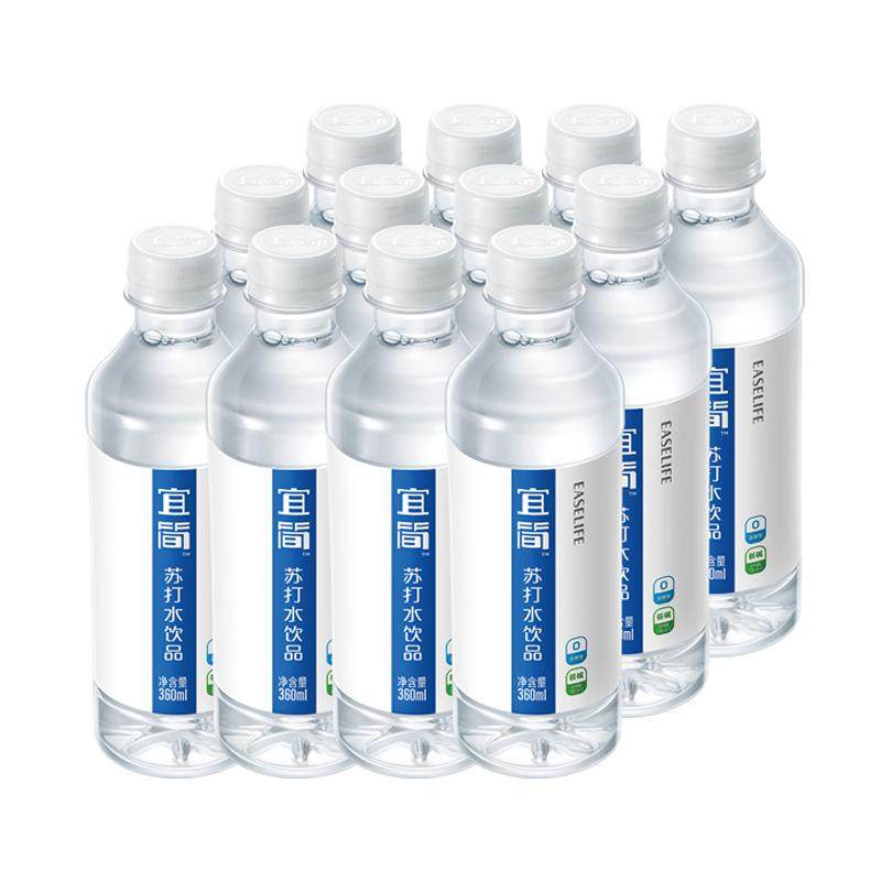 宜简苏打水整箱360ml*24瓶