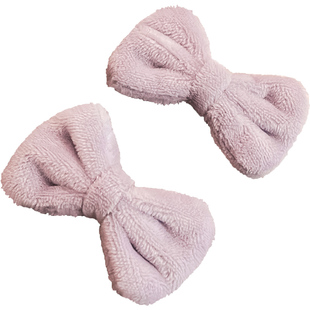 女童蝴蝶结发夹头饰女后脑勺新款刘海双马尾边夹侧边夹鸭嘴夹小号