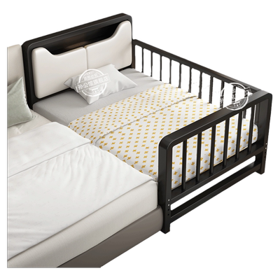 铁艺儿童床带护栏小床婴儿男孩女孩公主床单人床边床加宽拼接大床