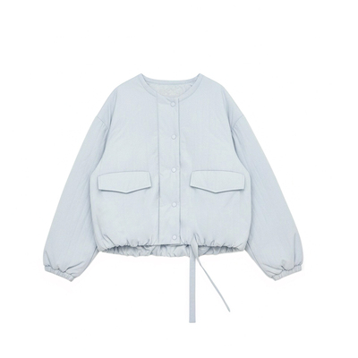 奈良美智下摆系带宽松棉服外套