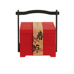 2026新年高端礼盒包装盒空盒太妃糖果雪花酥饼干盒年货伴手礼品盒