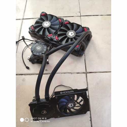 IDcooling水冷CPUGPU显卡二合一体式240水