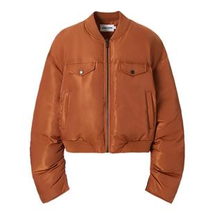 LEDIM WANG琥珀流光短款羽绒服女高级感慵懒舒适百搭夹克冬季新款