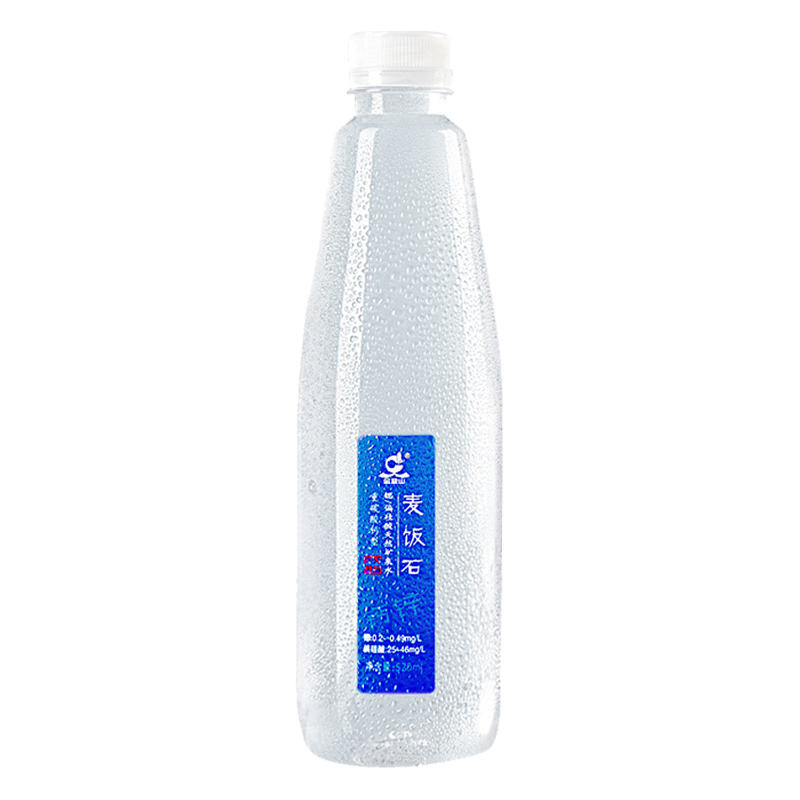 金盆山520ml*24瓶麦饭石天然矿泉水低钠弱碱锶偏硅酸小分子水