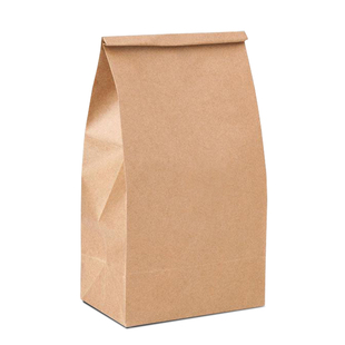 全套环保黄牛皮无提手纸袋彩色机制袋外卖打包袋工厂直销包邮定制