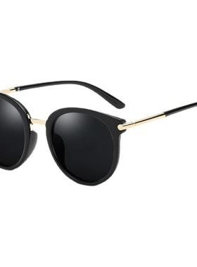 偏光圆形时尚女士太阳镜