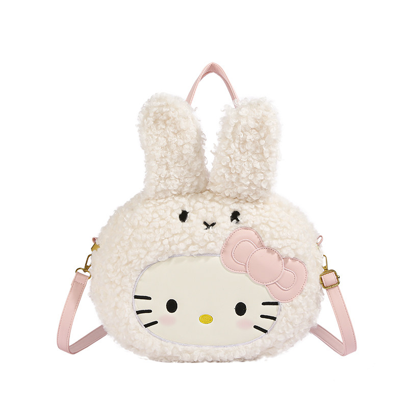 可爱HelloKitty凯蒂猫毛绒包包女