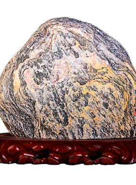 石敢当石摆件天然原石缺角靠山石