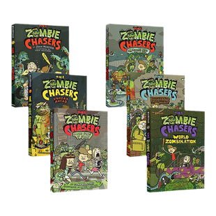 英文原版 The Zombie Chasers 僵尸猎人系列 5册合售 John Kloepfer 儿童章节小说 小学课外阅读