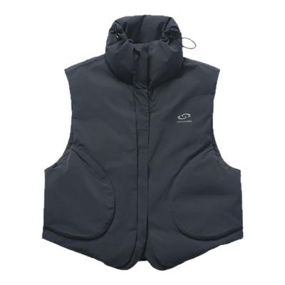 立领防护鹅绒羽绒马甲保暖