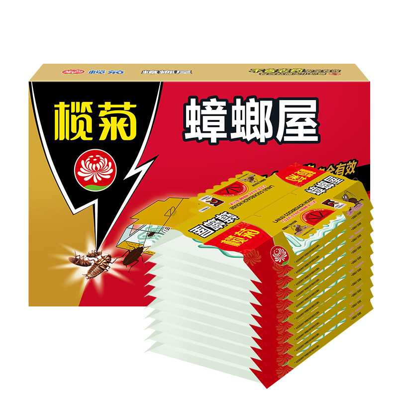 榄菊蟑螂屋粘捕大小蟑螂