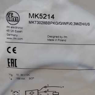 议价IFM MK5196 MK5214 MK5300 MK5301 全新原装正品易福门