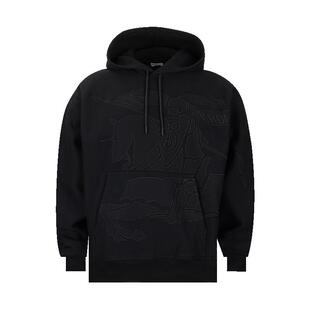 BURBERRY/博柏利男士经典休闲连帽长袖加绒卫衣男秋冬促销XY