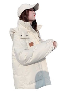 和锋金羽短款oversize棉服外套