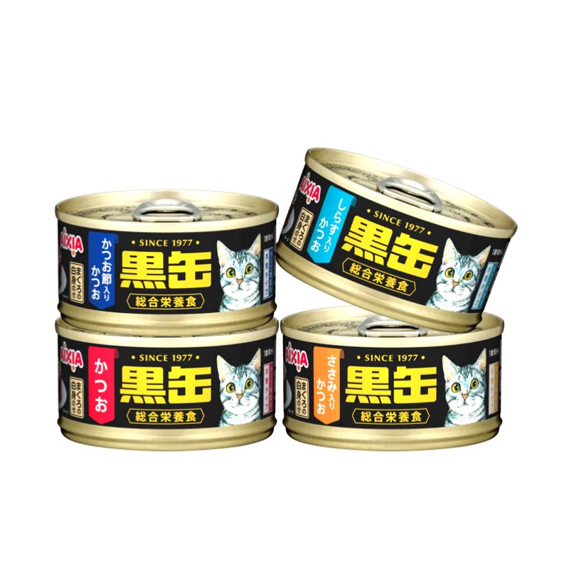 爱喜雅黑罐80猫罐头增肥发腮