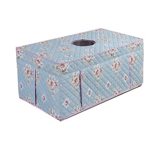 新款加厚开孔烤火罩电炉罩长方形揭盖茶几罩套取暖桌罩子烤火被