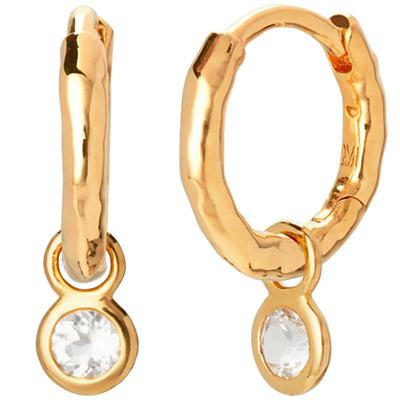 宝石耳环92518k金轻奢